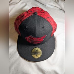 New Era 59Fifty Hardwood Classics Denver Nuggets Hat Size 7 3/8